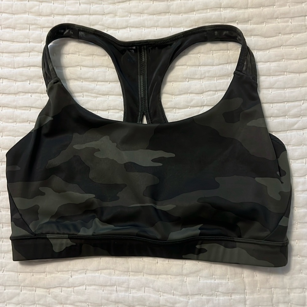 Camo athleta sports bra